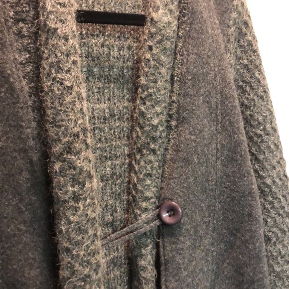 Stambecco Italian Mohair Wool Knitblend sweater cardigan SzL - Picture 4 of 8